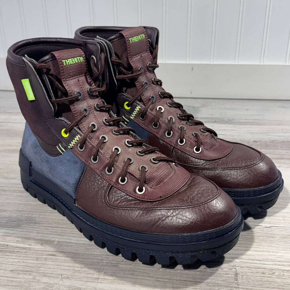 Nike Xarr The 10Th Boots Obsidian Blue Maroon Green Size 12 BQ5240-400